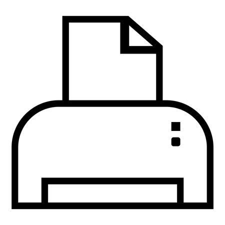 450x450 Vector Illustration Of Printer Icon Freestock Icons