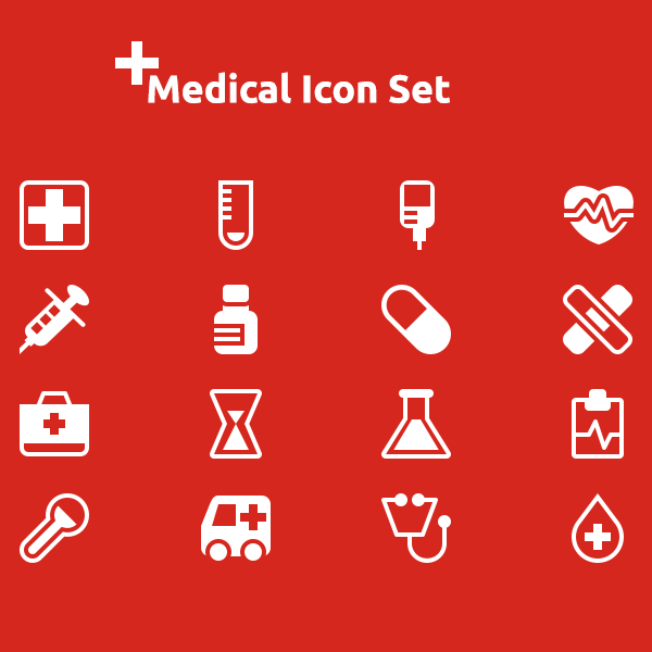 Medical Icon Set 600x600 Medical Icon Set