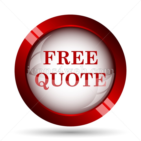 600x600 Free Quote Website Icon High Quality Web Button