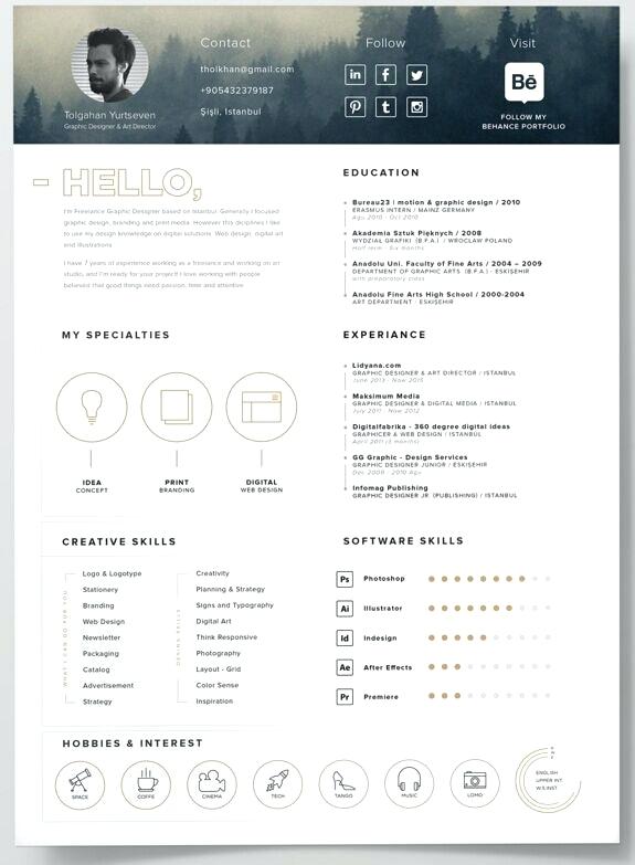 575x783 Free Professional Resume Template Downloads
