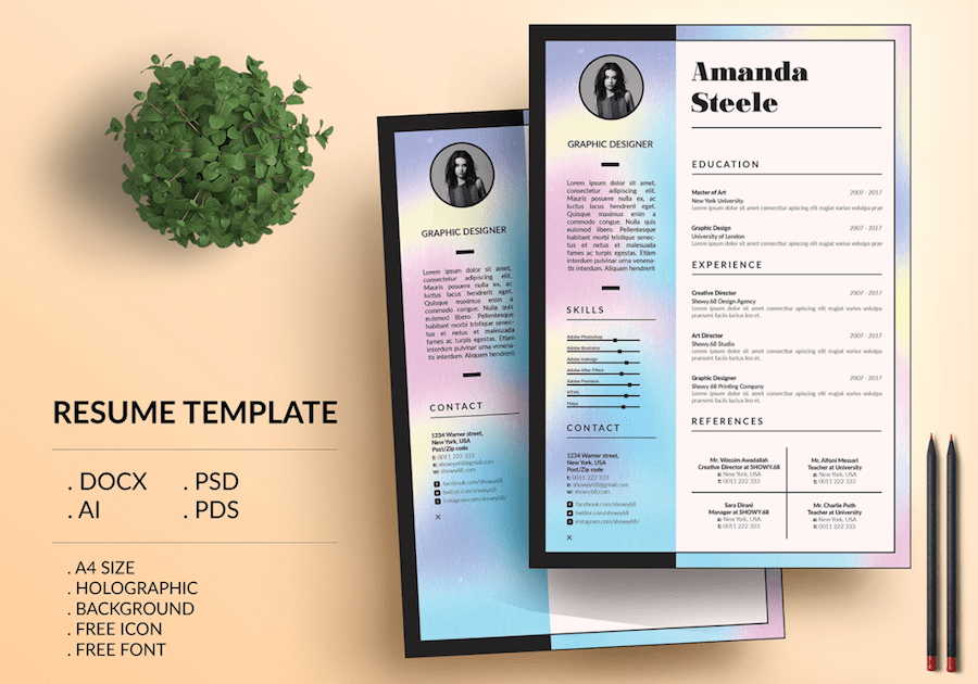 900x630 Resume Templates For Microsoft Word