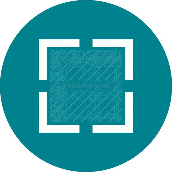 600x600 Crop Free Flat Round Icon