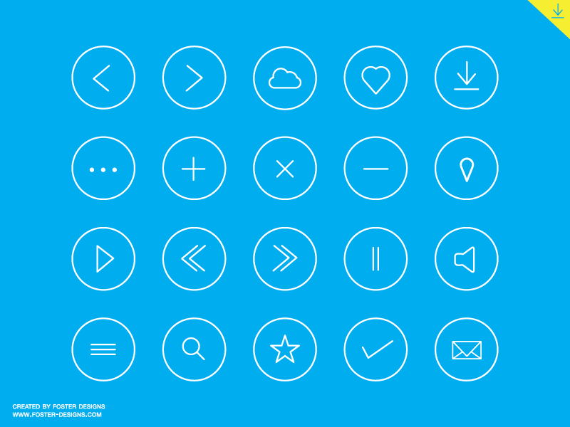 800x600 Round Icon Set