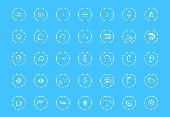 580x400 Free, Flat And Gorgeous Icon Sets For The Modern Designer