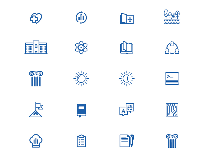 840x630 Free School Icons Set