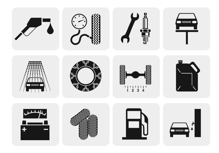 700x490 Car Repair And Service Icon Brushes