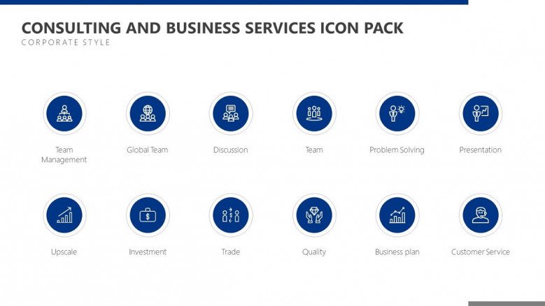 779x438 Consulting And Business Services Icon Free Powerpoint Template
