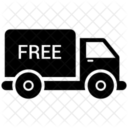 256x256 Courier, Delivery, Express, Fast, Free, Shipping Icon Of Glyph