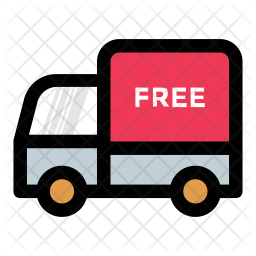 256x256 Delivery Truck Icon Of Colored Outline Style