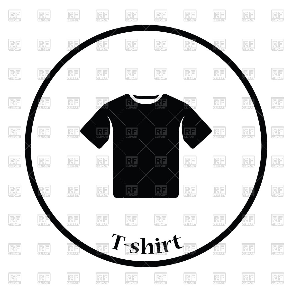 Thin Circle Design Of T Shirt Icon Vector Image Of Icons 1200x1200 Thin Circle Design Of T Shirt Icon Vector Image Of Icons