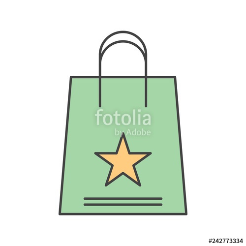500x500 Vector Shopping Bag Icon Stock Image And Royalty Free Vector