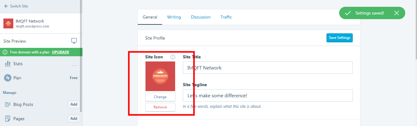 How To Add A Site Icon To Your Wordpress Website Steps 1350x408 How To Add A Site Icon To Your Wordpress Website Steps