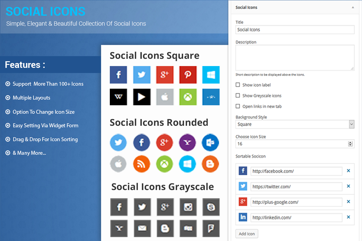 Best Free Easy Social Icons Widget Type Wordpress Plugin 1200x799 Best Free Easy Social Icons Widget Type Wordpress Plugin