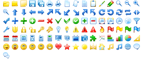 543x226 Free Toolbar Icons