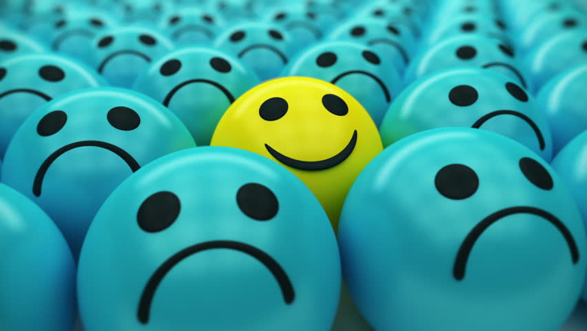 852x480 Happy Smiley Face Icon In Stock Footage Video