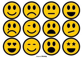 286x200 Cartoon Smiley Faces Free Vector Art