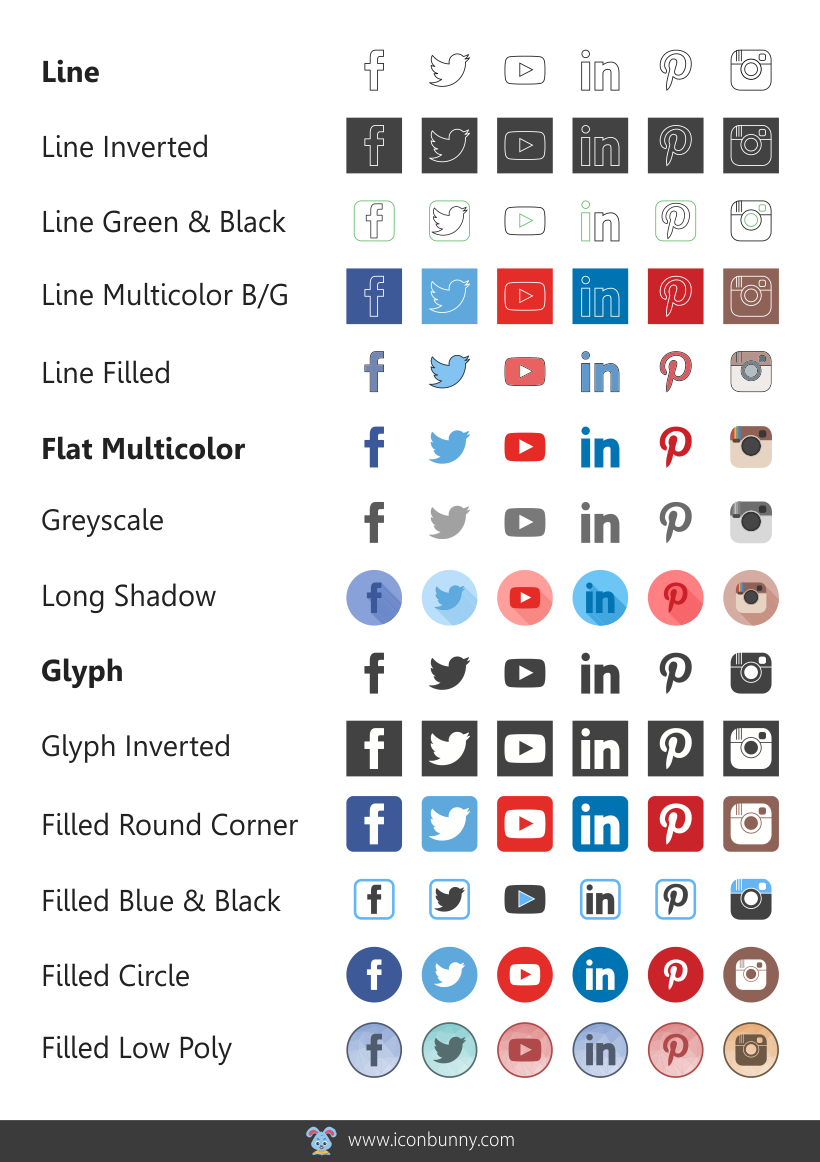 820x1162 Free Social Media And Payment Methods Icon Set Creative