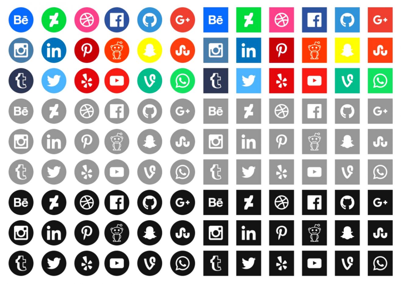 1316x931 Social Media All Like Icons Hd Wallpapers Zones