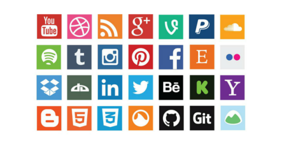 564x296 High Quality Free Social Media Icons