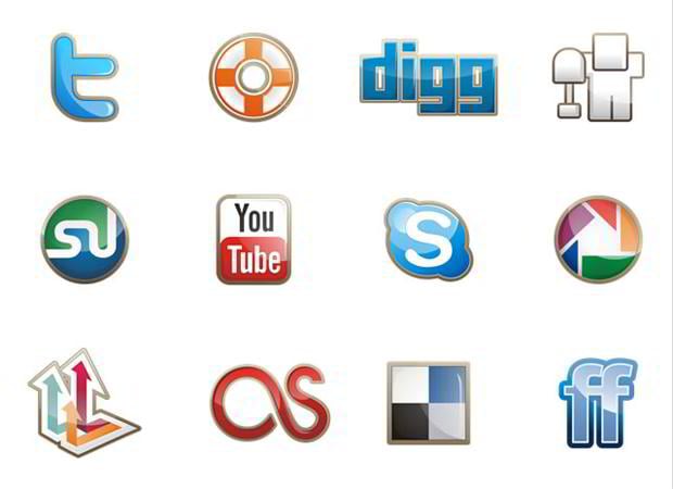 Free Social Networking Icon Sets 620x450 Free Social Networking Icon Sets