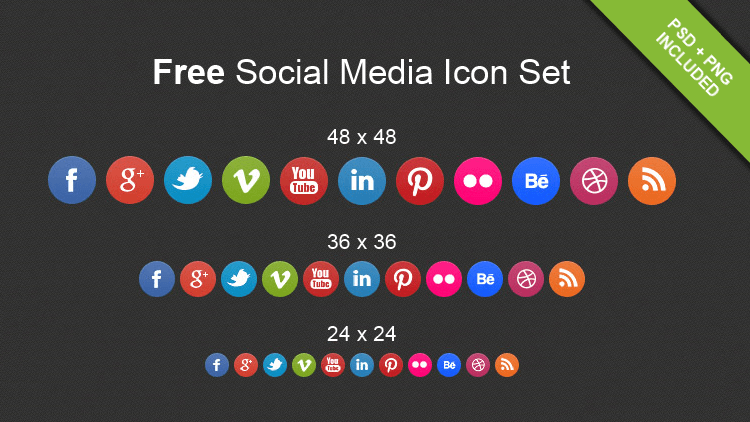 Social Media Icons Free Downloadable Icon Sets 750x422 Social Media Icons Free Downloadable Icon Sets