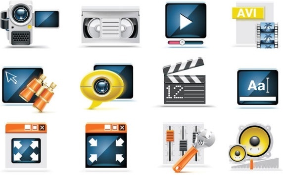 572x355 Vector Technology Icons Free Vector Download