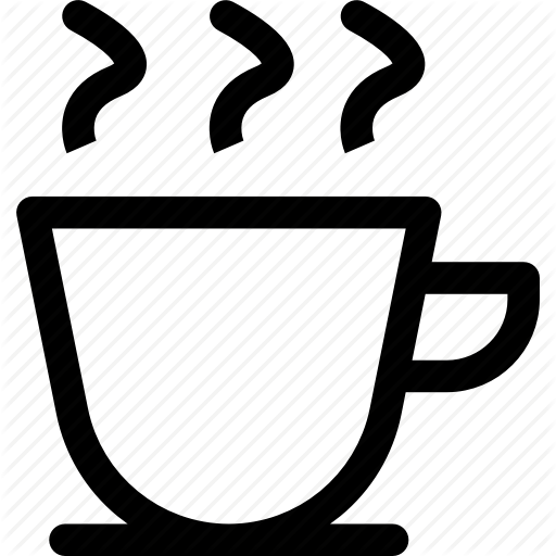 512x512 Coffe, Free, Glass, Outline, Time Icon