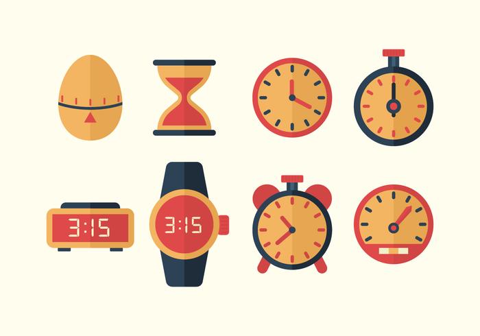 700x490 Time Vector Icons