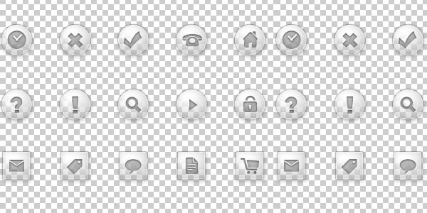 600x300 Transparent Web Icons Images