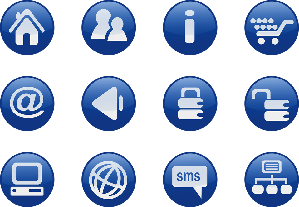 958x664 Blue Icons Free Stock Photo Collection Of Blue Icon Buttons