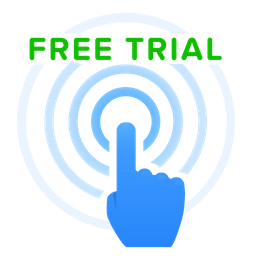 256x256 Free Trial Icon Of Gradient Style