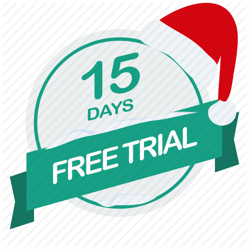 512x512 Christmas, Days, Free, Guarantee, Label, Santa, Trial Icon