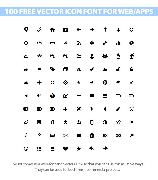 600x680 Free Vector Icons Font For Web And Apps