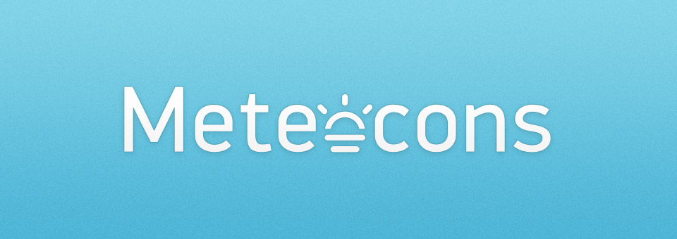 960x340 Meteocons Weather Icons Free