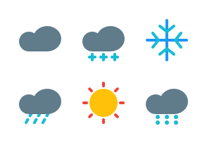 294x203 Weather Icons