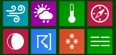 389x186 Metro Style Weather Icon Set With Custom Icon Design Service
