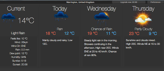 550x241 Weather Dock Free Mac App Puts Weather Forecasts In The Dock Raw Mac