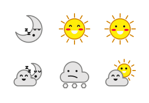 294x203 Weather Icons
