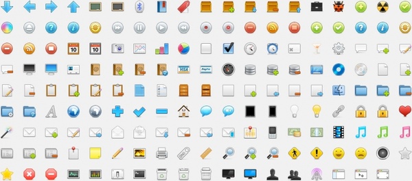 600x265 Free Web Icon Sets