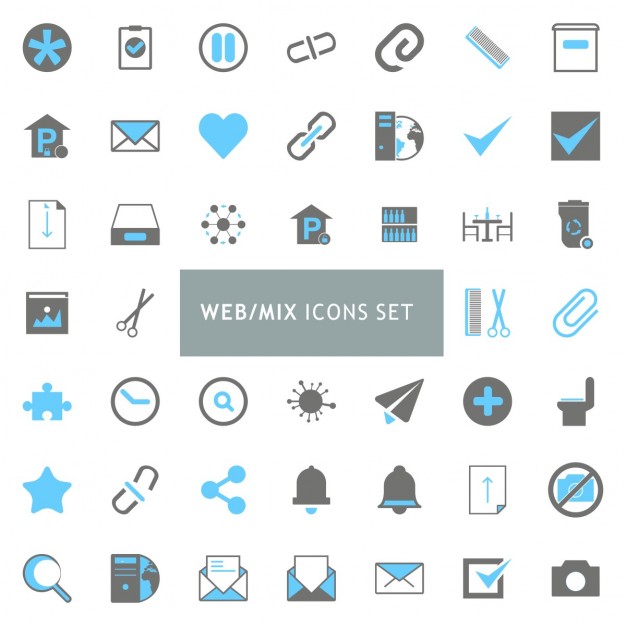 626x626 Icon Set, Web Themes Vector Free Download