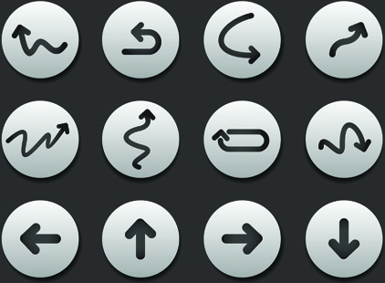 422x310 Creative Web Icon Buttons Design Vector Free Vector