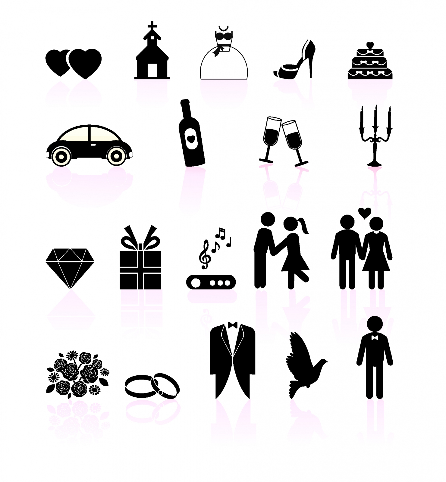 1480x1600 Wedding Icon Vector