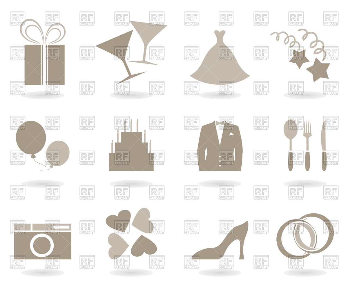 1200x969 Wedding Icons Vector Image Of Icons And Emblems