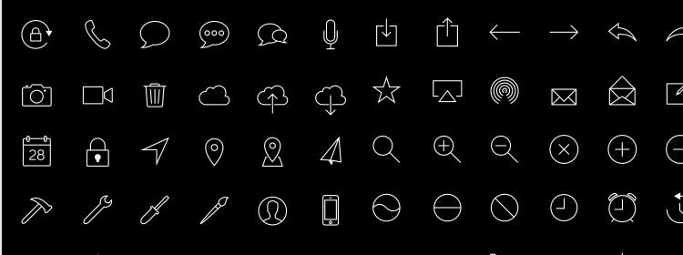 750x280 Top Free Icon Sets