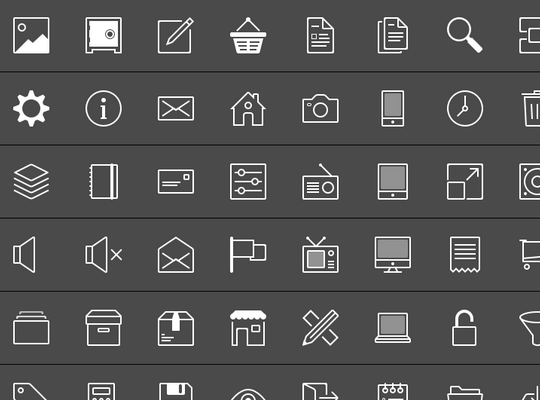 540x400 Free Line Icon Packs For Your Design Projects Azmind