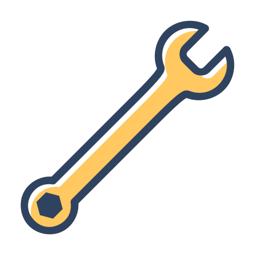 512x512 Civil, Construction, Engineer, Engineering, Setting, Tool, Wrench Icon