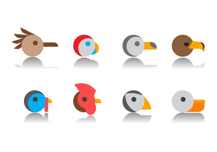 700x490 Free Bird Head Icon Vector