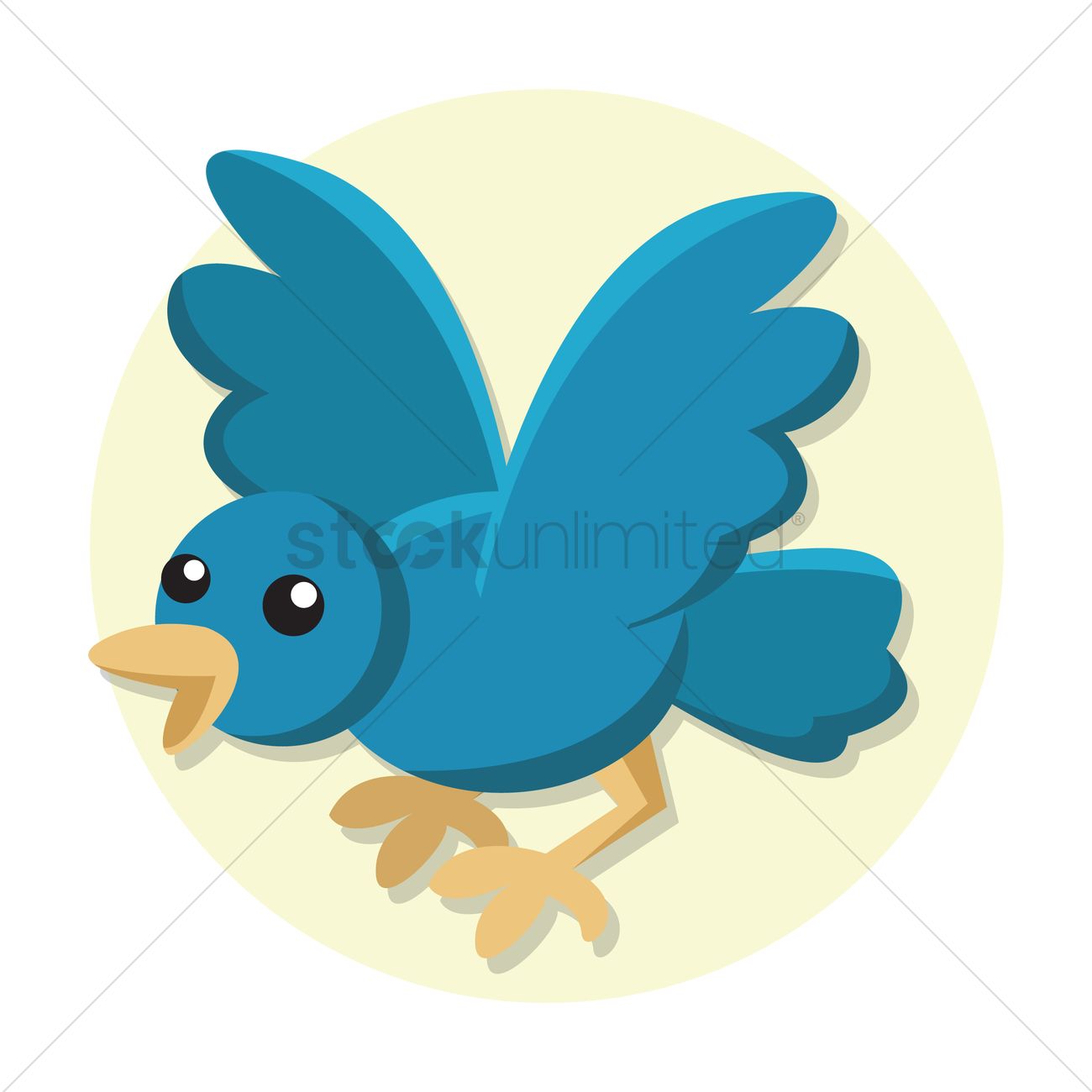 1300x1300 Free Bird Icon Vector Image
