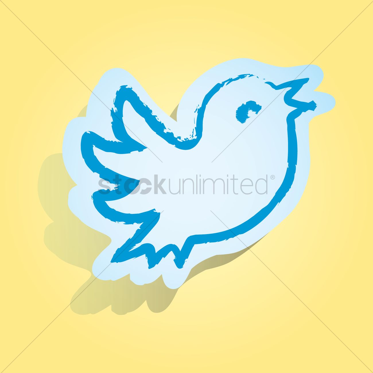 1300x1300 Free Bird Icon Vector Image