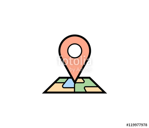 500x429 Pin Map Icon Stock Image And Royalty Free Vector On Fotolia